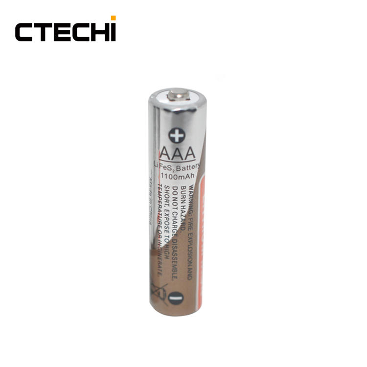 High capacity LIFES2 primary lithium battery AAA size 1.5V Manufacture