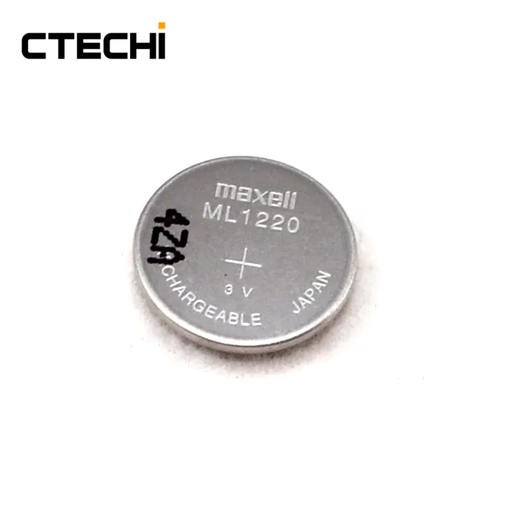 High cycle life electronic product charging button battery ML1220