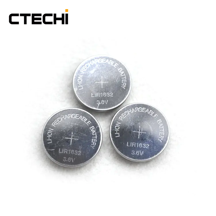long cycle life button lithium battery LIR1632