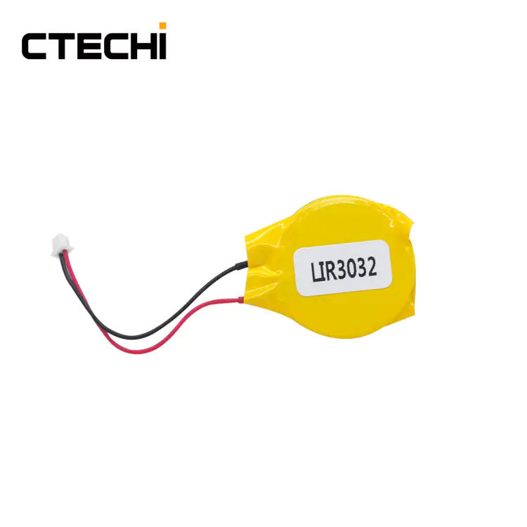 high voltage lithium button battery LIR3032