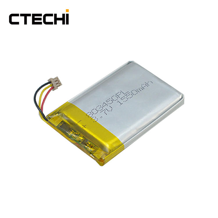 High capacity lithium polymer battery PL803450 3.7V