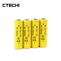 AA 1.2V 700mAh NiCd Rechargeable Batteries