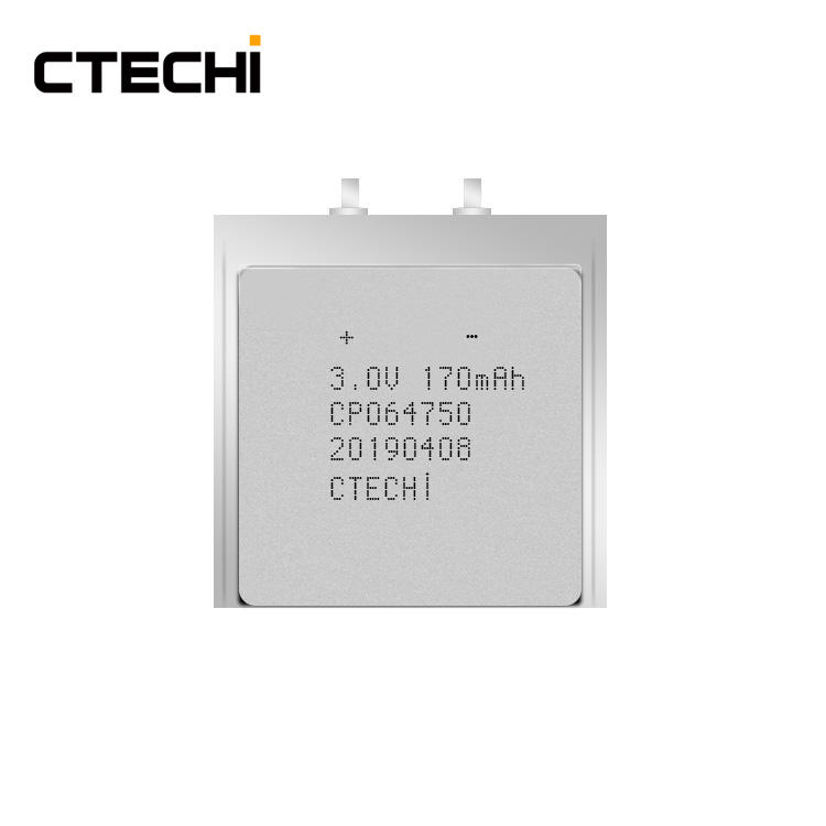 Customized 3V 170mAh CP Battery RFID Ultra Thin Film Battery