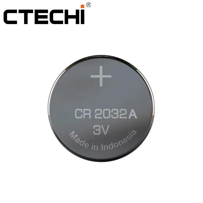 CR2032A 3V 210mAh Wide Temperatures Button Cell for Clock Power