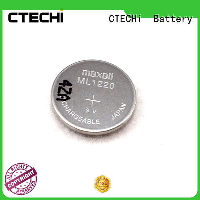 CTECHi button rechargeable coin cell design for calculator