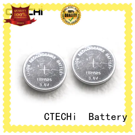 lithium button cell batteries rechargeable for car key CTECHi