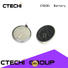 rechargeable coin cell button for watch CTECHi