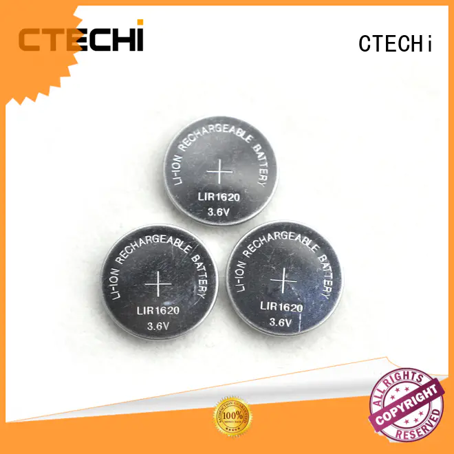 lithium button cell batteries rechargeable coin for watch CTECHi