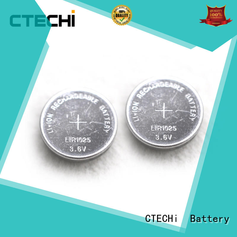 high performance rechargeable lithium battery LIR1025