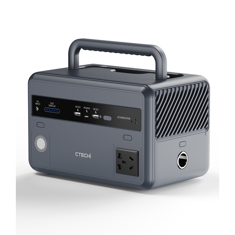 Power Station, Ctechi- Battery Generator- 300W Peak Output, 240Wh- Portable  200W, Push Button Start, Gas Free, Indoor-Outdoor, 10 lbs- LiFePo4