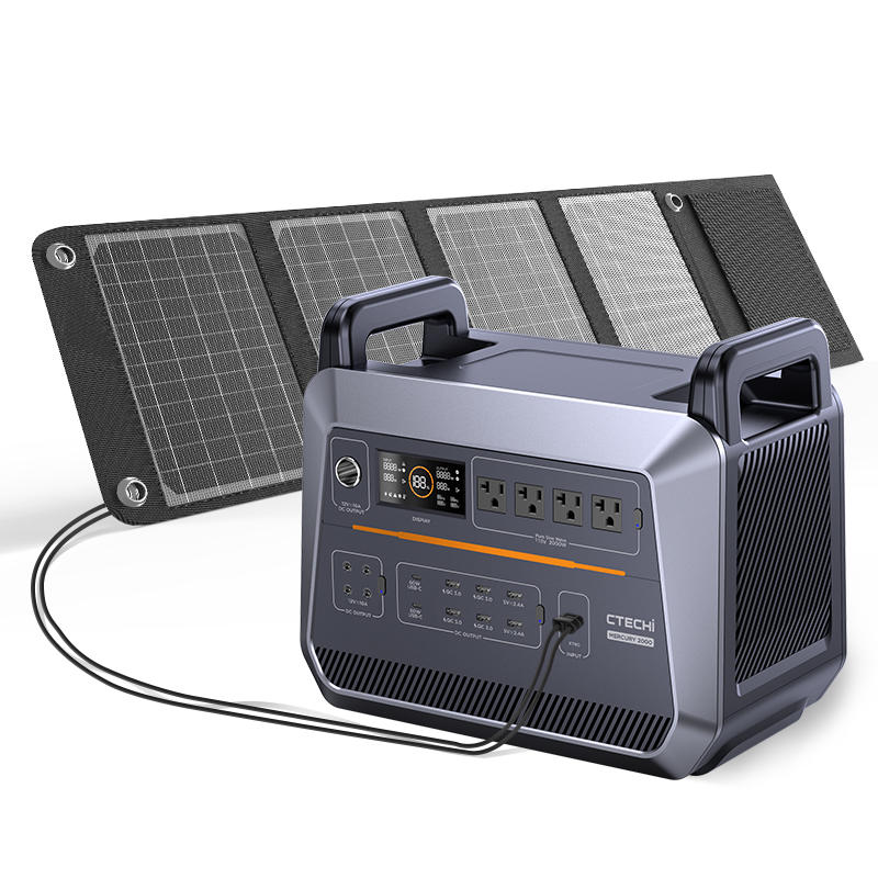 Power Generator Portable Pure Sine Wave mini solar Generator 2000W Portable Power Station For Outdoors Camping