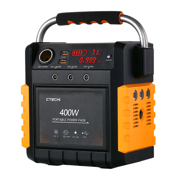 CT400 10.8V 35.7Ah Portable Power Station for Outdoor Camping Hiking