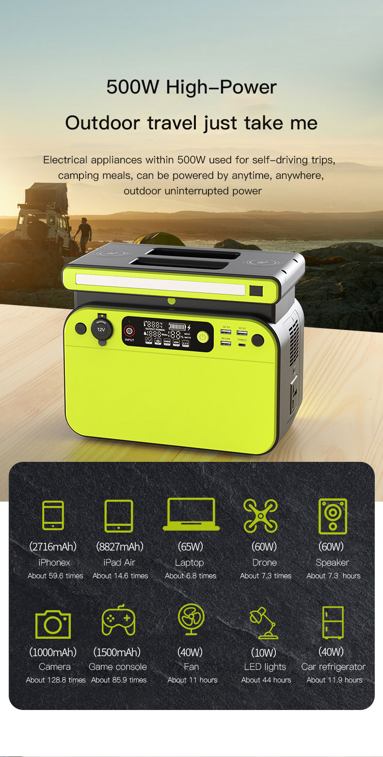 certificated portable solar power station manufacturer for household-12