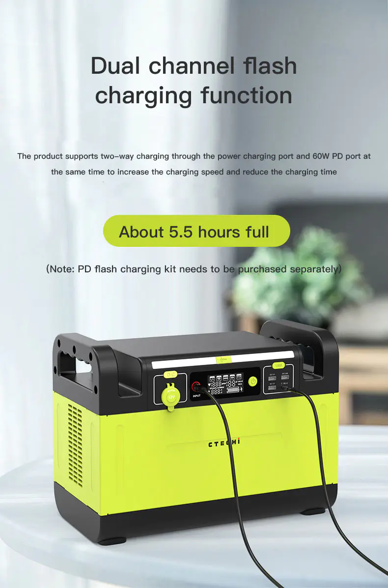 CTECHi quality 1000w power station factory for household