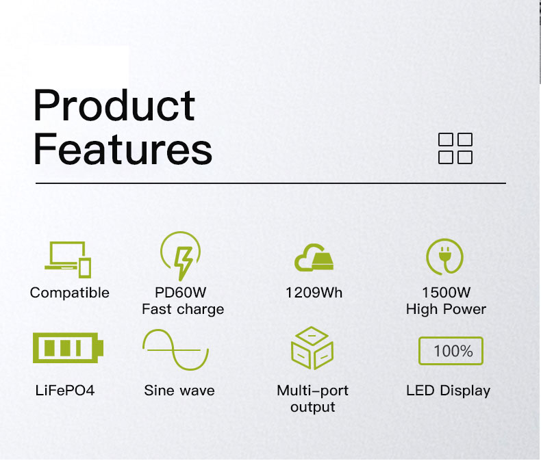 stable 1500w power station manufacturer for outdoor-2