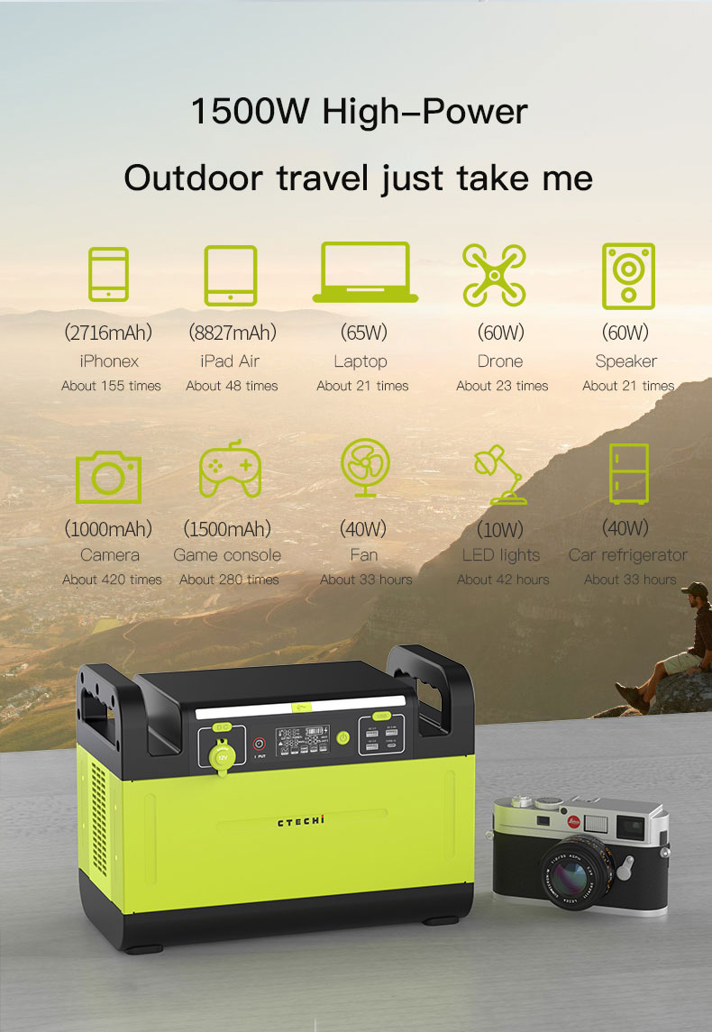 stable 1500w power station manufacturer for camping-11