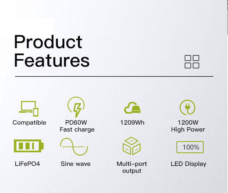 CTECHi professional 1000w power station manufacturer for back up