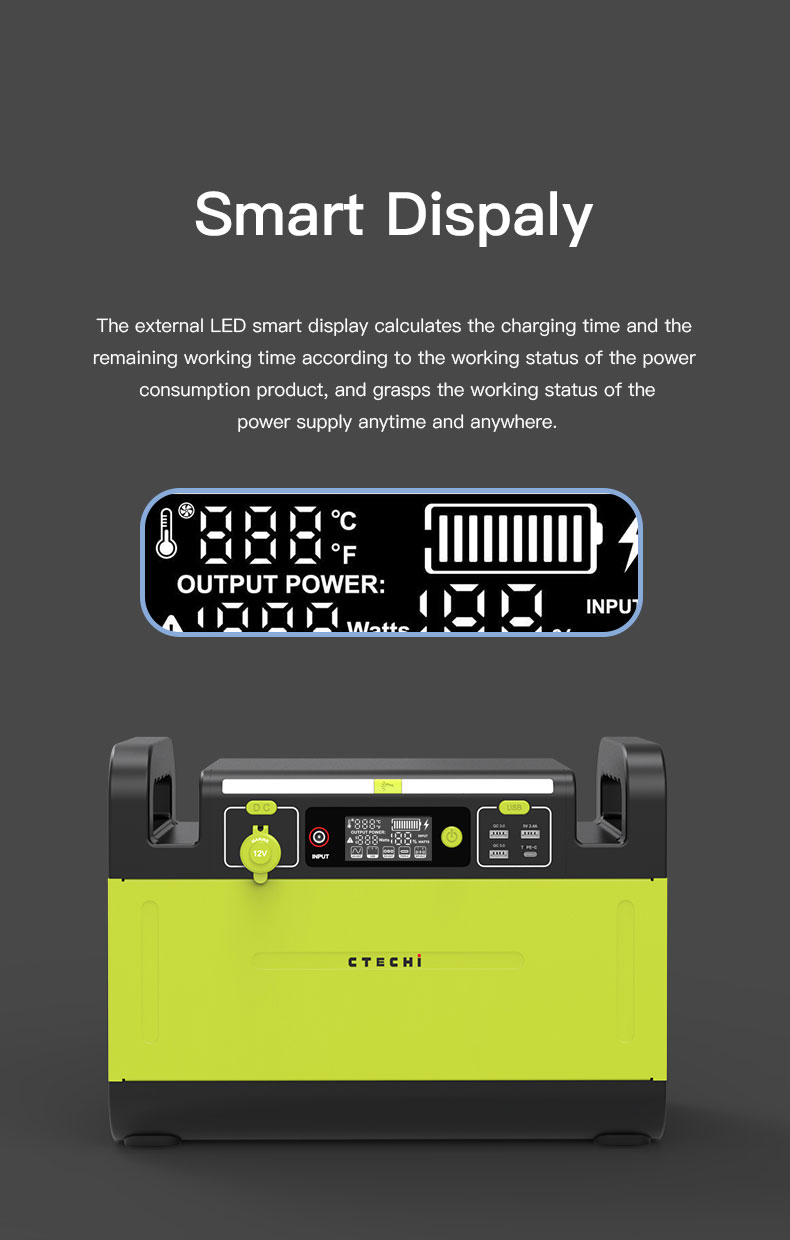 CTECHi stable lithium battery power station manufacturer for outdoor-8