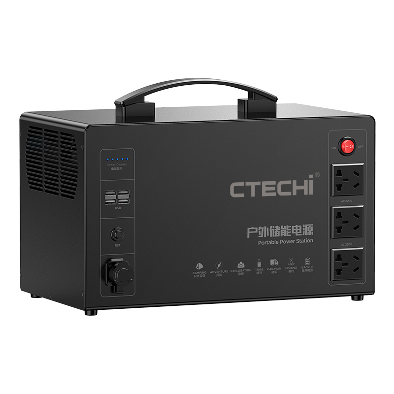 Ctechi Générateur Solaire Portable 320wh, Lifepo4 Batterie Centrale  Électrique