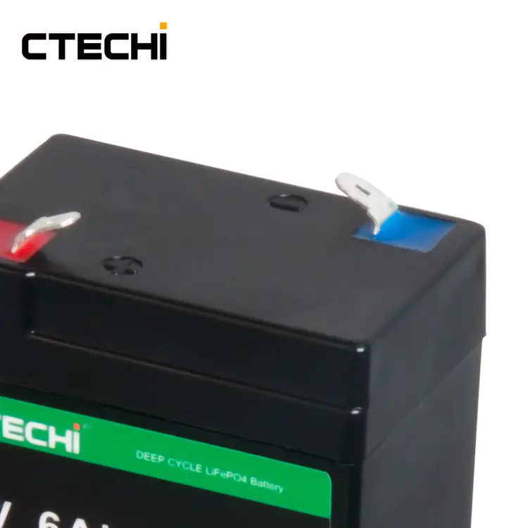 High Quality CTECHI 6V6Ah LiFePO4 Battery Pack Replace Lead Acid Batteries for RV Solar System Yacht Golf Carts Storage balance cars With Good Price-CTECHi