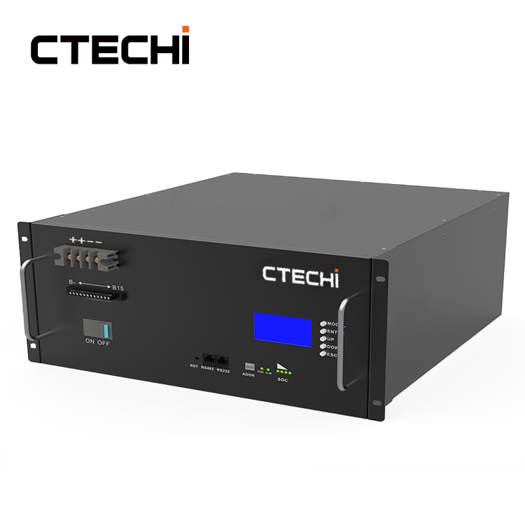 CTECHI 5G Telecom Base Station Battery 48V 50Ah Power System Solution UPS Backup Battery