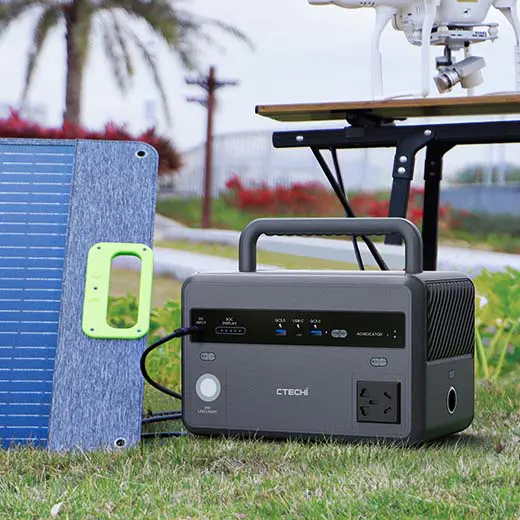 outdoor portable power supply station lifepo4 solar portable battery power generators lithium portable solar generator 300w