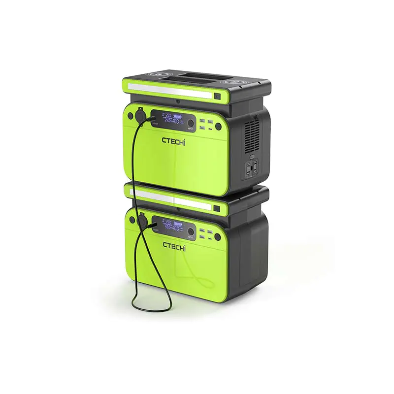 Working with Portable Power Station 500W Lithium Battery Mini Solar energy power station