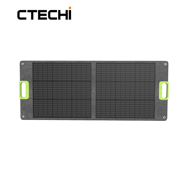 CTECHI 100W solar panel factory OEM ODM for portable power station battery lifepo4 battery pack distrobutor High Quality Supplier In China