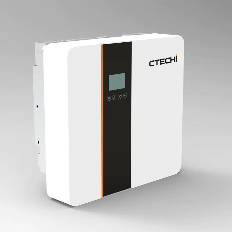 Custom CTECHI 3KW 5KW 8KW 10KW Single Phase Wall-Mounted Hybrid Inverter Factory Factory From China