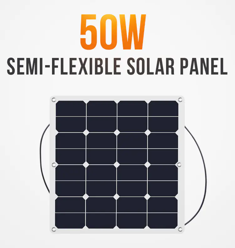 Top Quality 50 Watt 12 Volt Flexible Monocrystalline Solar Panel Wholesale-CTECHi