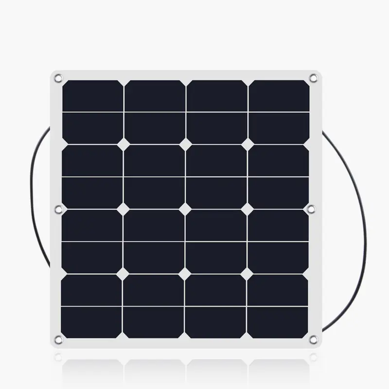 Top Quality 50 Watt 12 Volt Flexible Monocrystalline Solar Panel Wholesale-CTECHi