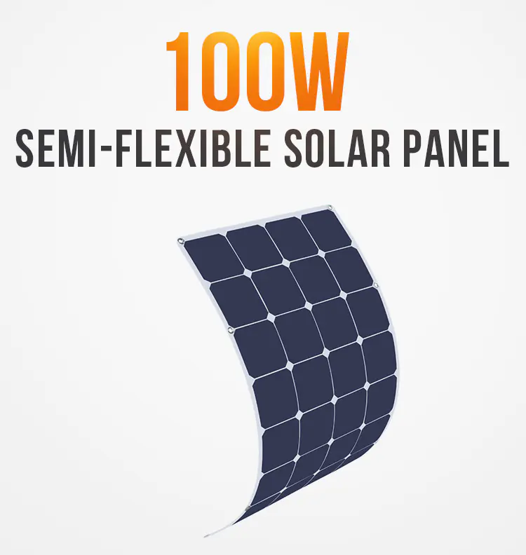 Professional 100 Watt 12 Volt Flexible Monocrystalline Solar Panel 12v 100w Supplier-CTECHi