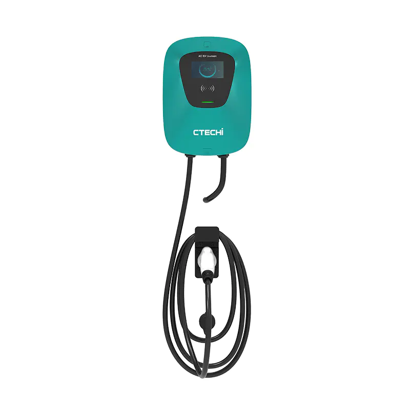 Best 16A 32A 3.7KW 7.4KW 11KW 22KW Electric Car Charging Station Portable EV Charger Home Electric EV Car Charger Station Factory Price-CTECHi