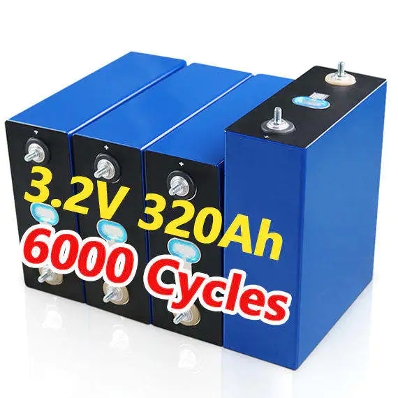 3.2v 50Ah 100Ah 150Ah 200Ah 280Ah 320Ah 500Ah 6000Cycle LiFePO4 Battery Cell Prismatic Lithium