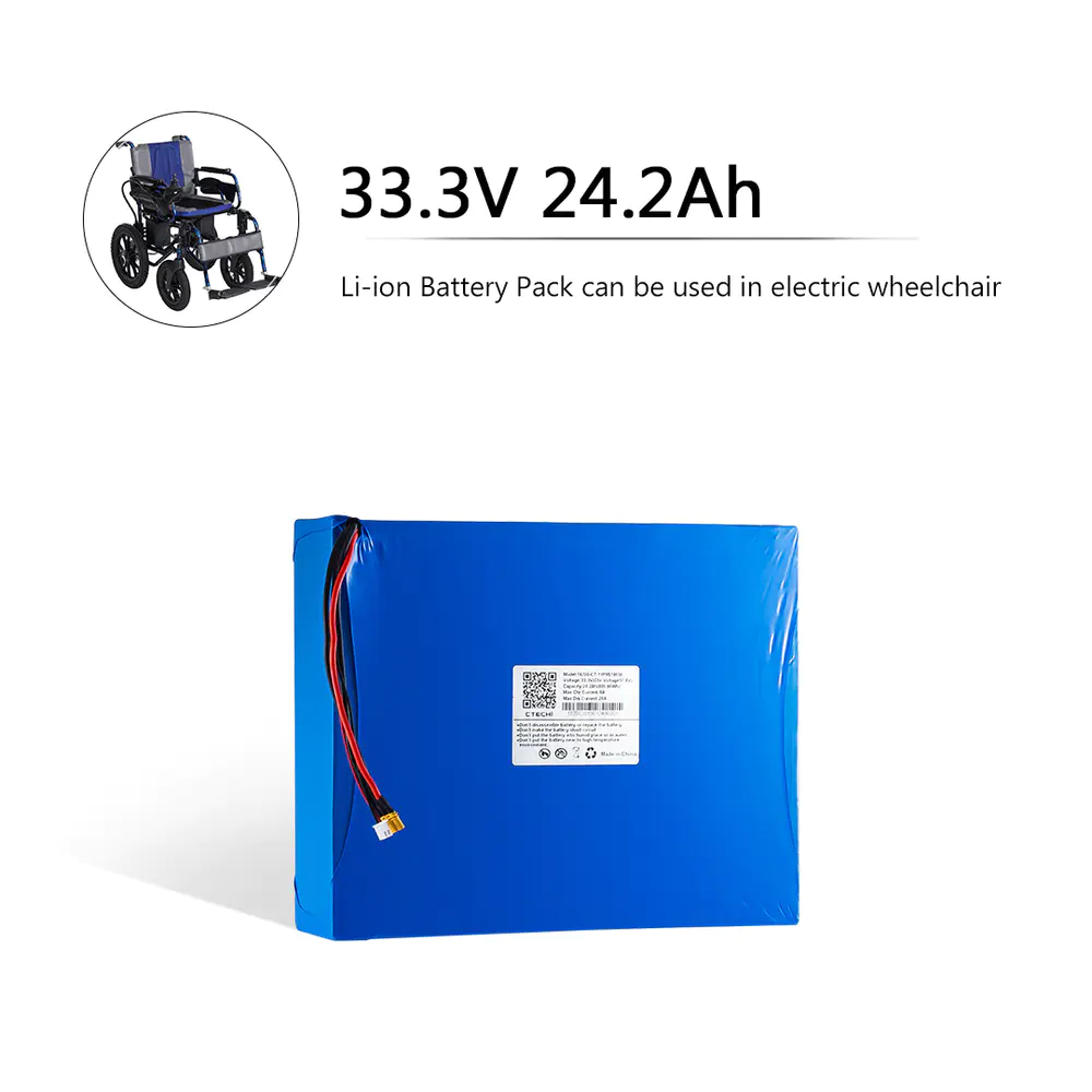 Best Quality Lithium ion Battery Pack 12V 24V 36V 24Ah can be used in Electric Wheelchair Factory