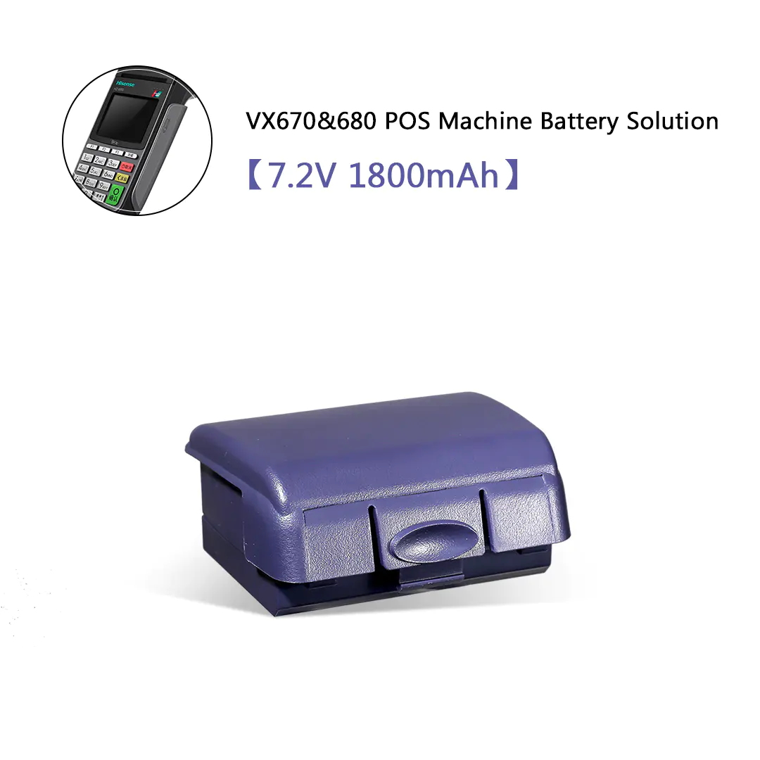 Best Quality Replacement Battery 7.2V 1800mAh for VX680 Card Terminal Factory