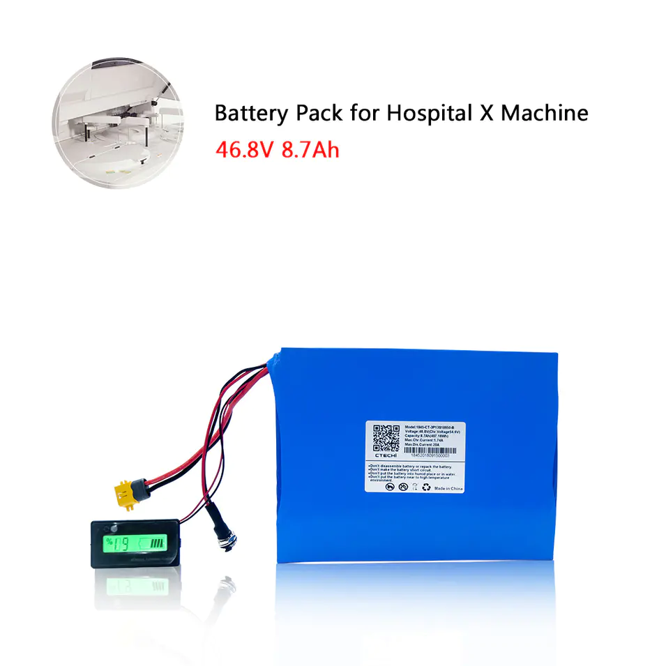 Top Quality 46.8V 8.7Ah Rechargeable Lithium Ion Battery Pack for Hospital X Machine Wholesale-CTECHi