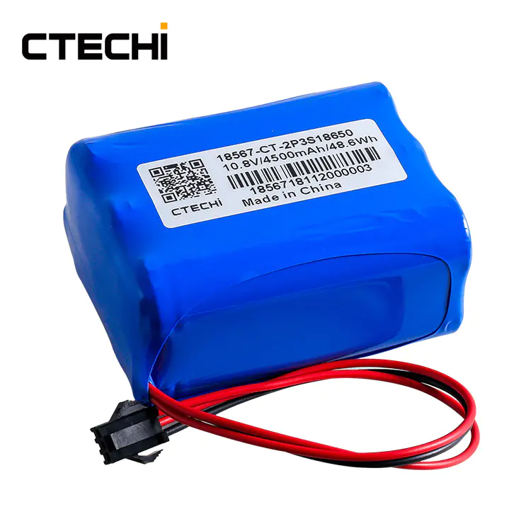 Quality 10.8V 4.5Ah Medical Backup Lithium ion Battery Pack Oem From China-CTECHi