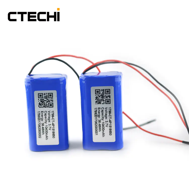 Wholesale 3.7V 10Ah Lithium Ion Battery Pack Lifepo4 batteries From China CTECHi