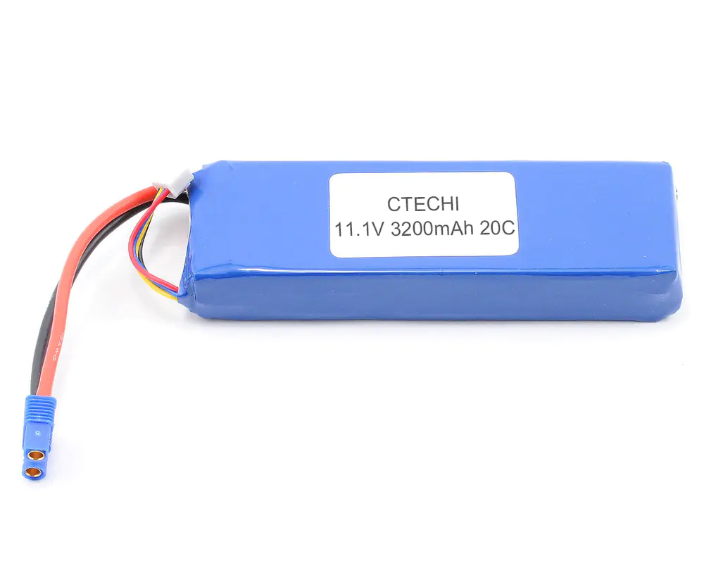 Best 3S 11.1V 3200mAh 20C Lithium ion battery High Current RC DRONE FPV UAV Battery Factory Price-CTECHi
