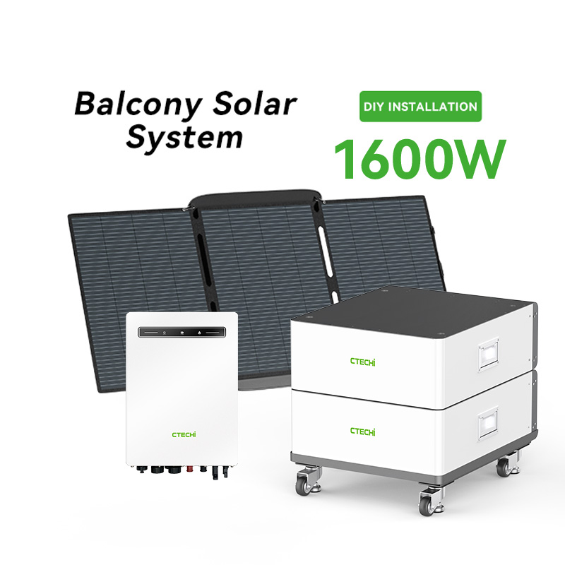 Balkon solaranlage mit speicher balkonkraftwerk mit speicher 1500wh 3000wh 5000wh balkonkraftwerk PV 600w 800W 1600W