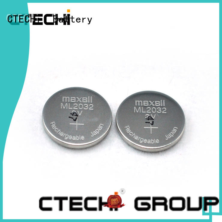 CTECHi rechargeable coin cell battery manufacturer for car key