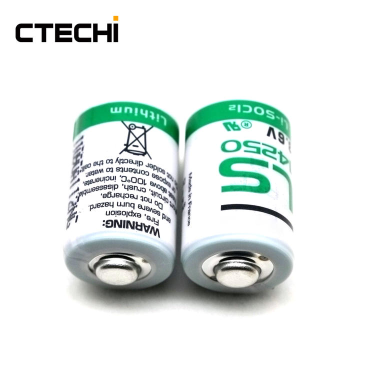 lithium battery SAFT LS14250 3.6V 1200mAh