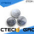 CTECHi rechargeable coin batteries factory for car key