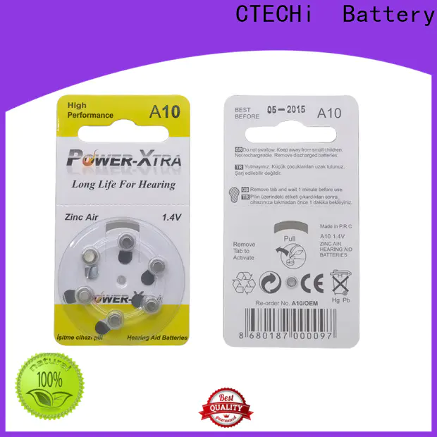 CTECHi zinc air battery supplier for remote key