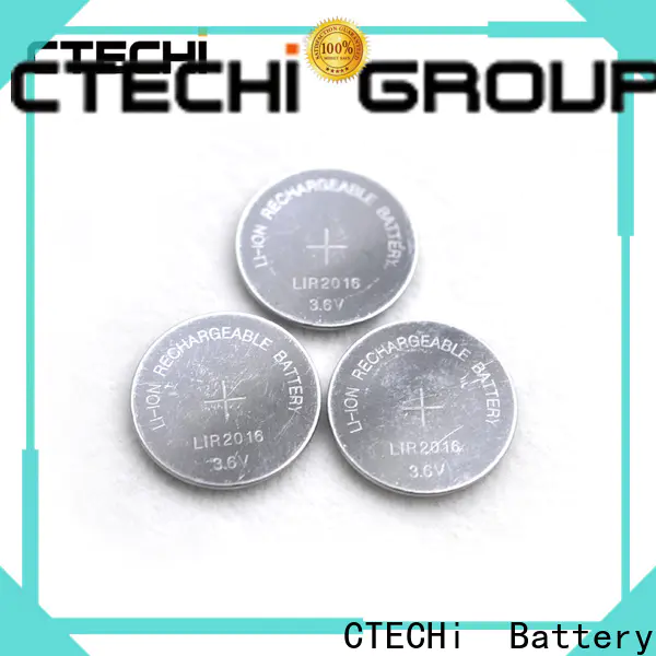 CTECHi electronic rechargeable button cell batteries design for car key