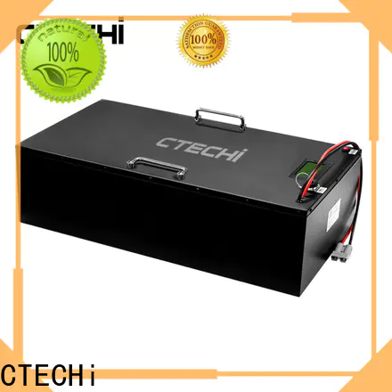 CTECHi lifepo4 battery pack personalized for golf cart