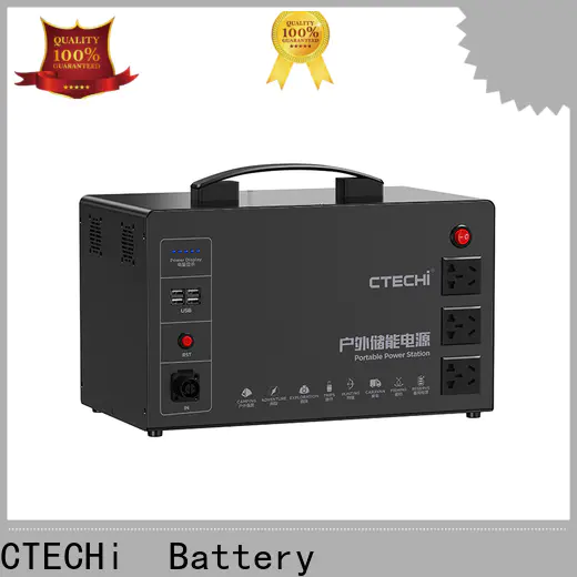 CTECHi battery power station customized for camping