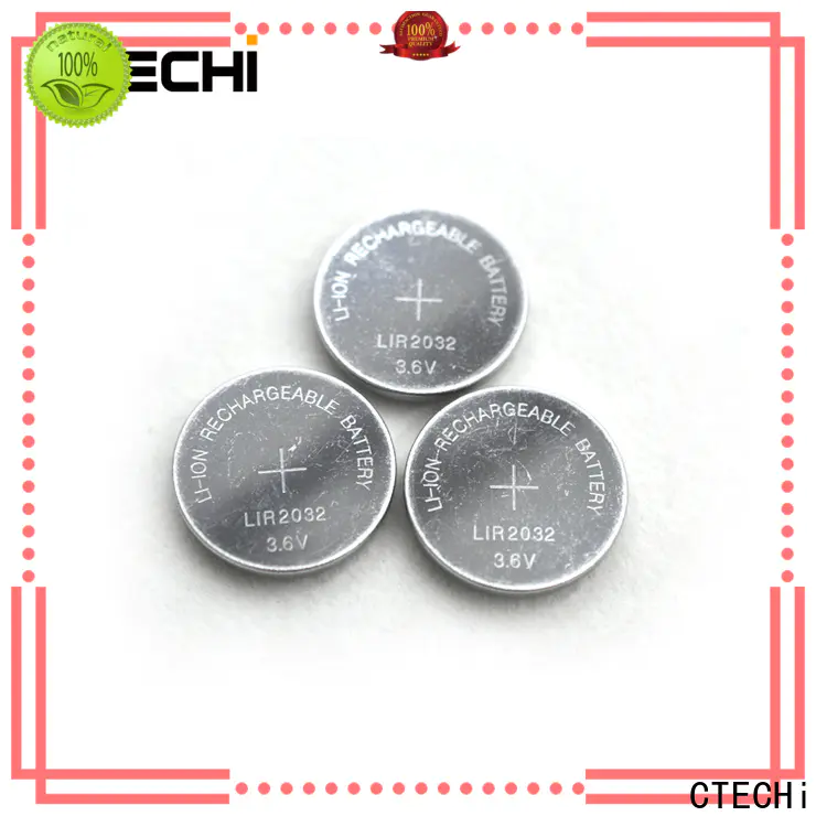 CTECHi rechargeable coin batteries factory for calculator