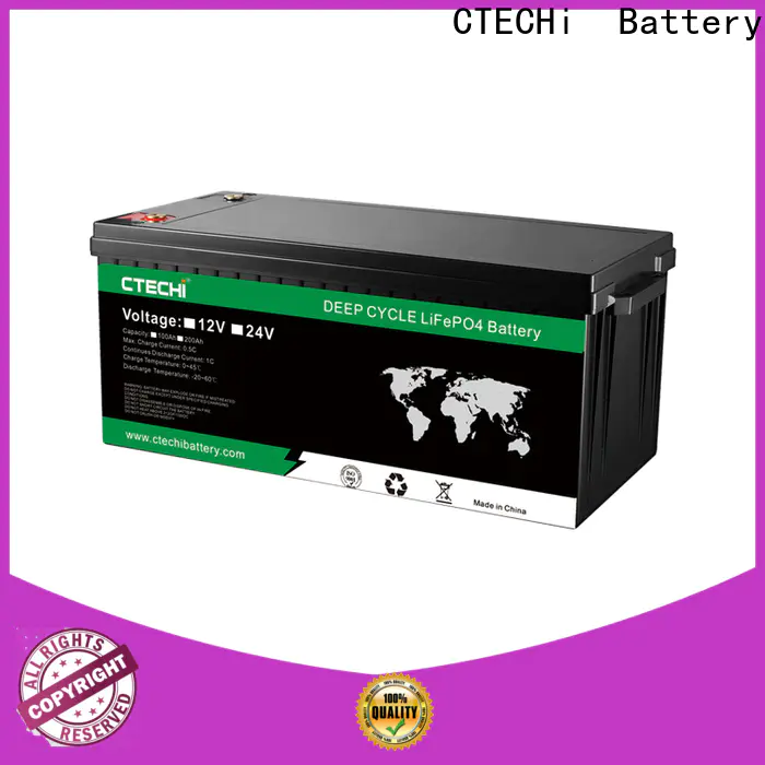 CTECHi lifep04 battery pack supplier for Boats